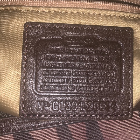 Coach zebra print satchel bag - Picture 4 of 8